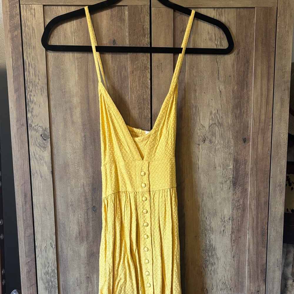 Roxy Yellow Strapless Dress